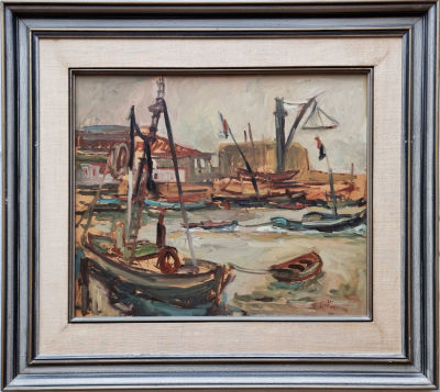 AVI SCHWARTZ - Technique: Oil on masonite Size: 55x65