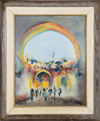 EDUARD BEN AVRAM - Technique: Oil on canvas Size: 51x40