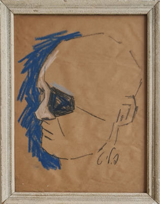 PINCHAS LITVINOVSKI - Technique: Pastel on paper Size: 36X26