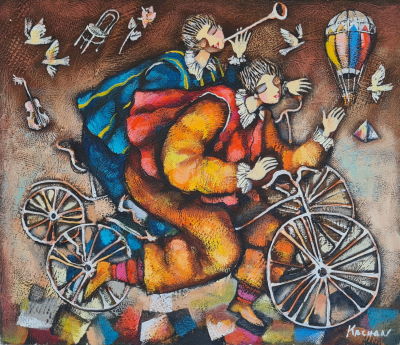 MICHAEL KACHAN - Technique: Oil on canvas Size: 60x70