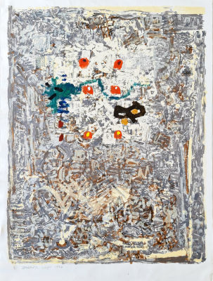 ZAHAVA LUPU - Technique: Monotype 1/1 on canvas