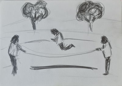 MARIK LECHNER - Technique: Drawing on paper Size: 15x21 Date: 2004
