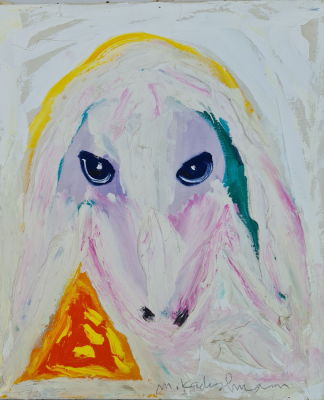 MENASHE KADISHMAN - Technique: Acrylic on canvas Size: 60x50