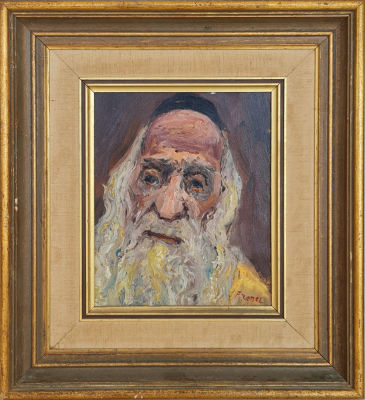ITZHAK FRENKEL FRENEL - Technique: Oil on canvas Size: 27x22