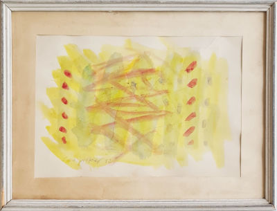 LEA NIKEL - Technique: Watercolor on paper Size: 23X32 Date: 1982