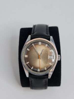 שעון וינט'ג שוייצרי EDOX , מנגנון מתיחה,קוטר 35 , מצב עבודה
