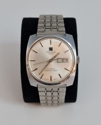 שעון וינט'ג שוייצרי TISSOT SEASTAR SEVEN , קוטר 35 , מצב עבודה