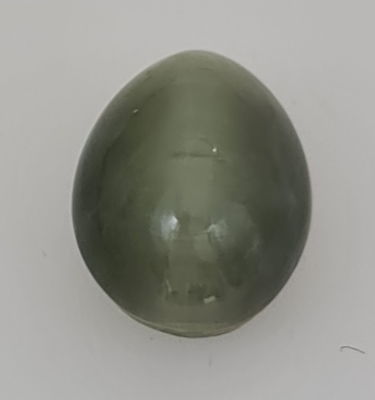 אבן עין החתול קריסובריל מלוטשת ,10 קראט , טבעית מכספת באחריות מלאה