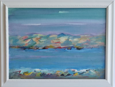 MORDECHAI AVNIEL - Technique: Oil on Artist Canvas Size: 55x75