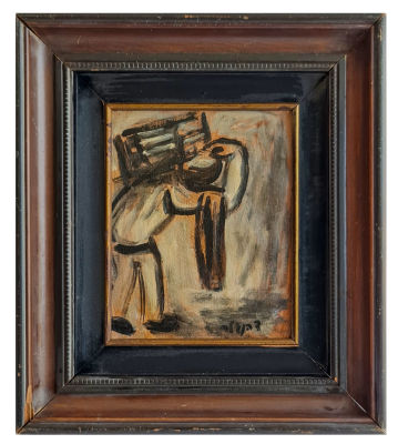 DAVID HENDLER - Technique: Oil on canvas Size: 25x20