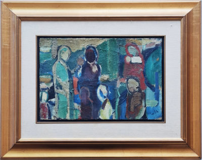 AHARON GILADI - Technique: Oil on canvas Size: 30x45