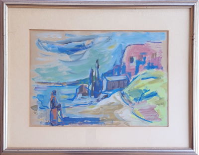 SAMUEL TEPLER - Technique: Gouache on paper Size: 35x50