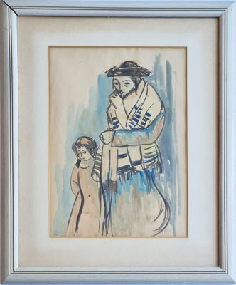SAMUEL TEPLER - Technique: Watercolor on paper Size: 50x35