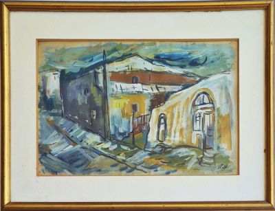 SAMUEL TEPLER - Technique: Gouache on paper Size: 32x49