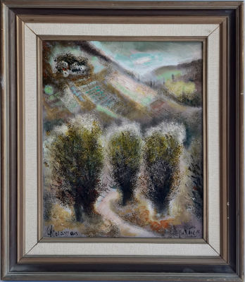 ALBERT GOLDMAN - Technique: Oil on canvas Size: 50x40