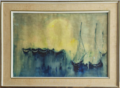 YOSEF KOSSONOGI - Technique: Watercolor on paper Size: 50x70