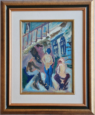 SHIMSHON HOLZMAN - Technique: Oil on board Size: 51x38