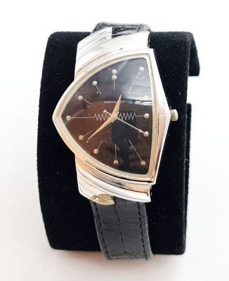 שעון HAMILTON מיוחד לגבר בקופסה מקורית עם חשבונית קניה, נראה שמור ביותר , דגם 