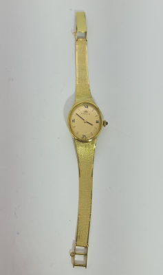 שעון זהב MARVIN , 14 קראט משקל כולל 29 גרם ,מצב עבודה ,גם הרצועה מזהב