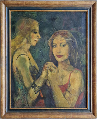 GRETTY RUBINSHTEIN - Technique: Oil on canvas Size: 73x60