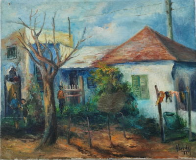 HEDDY KUN - Technique: Oil on canvas Size: 38x46