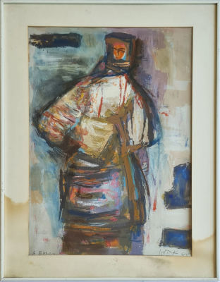 ALEXANDER BOGEN - Technique: Gouache on paper Size: 61x40 Date: 1985