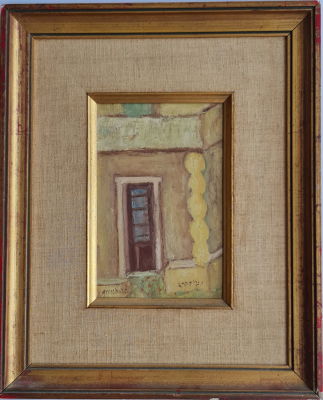 YESHSHUA GROSSBARD - Technique: oil on cardboard Size: 20x13