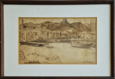 MAXA NORDAU - Technique: Watercolor and drawing on paper Size: 30x47