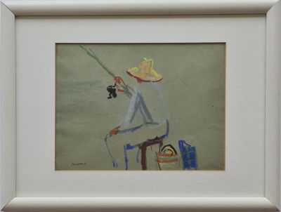 ABBA FENNICEL - Technique: Pastel on paper Size: 23x31