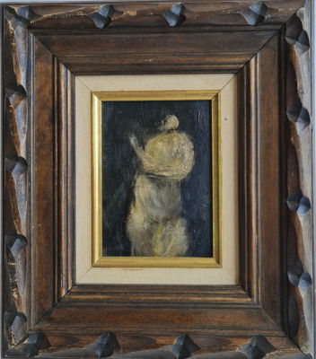 ALFRED ABERDAM - Technique: oil on wood Size: 17x12 Date: 1947