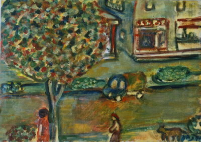 SIGNED MENACHEM - Technique: Oil on Artist canvas Size: 25x36