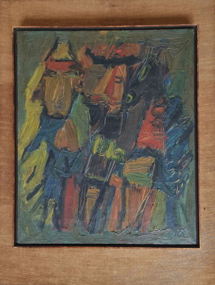 YOSEF HALEVI - Technique: Oil on canvas Size: 62x50