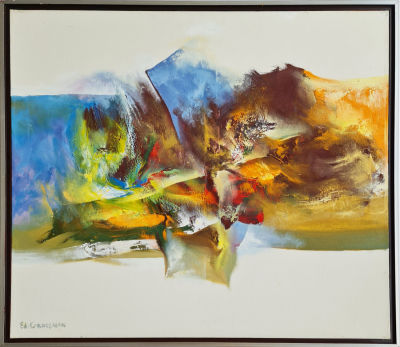 EDUARD GEOSSMAN - Technique: Oil on canvas Size: 80x90