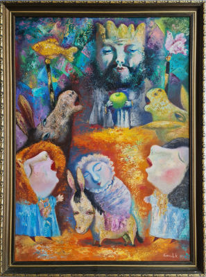 ALEXANDER KANCHIK - Technique: Oil on canvas Size: 101x71 Date: 1993