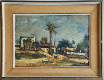 ZVI SHOR - Technique: oil on board Size: 35x50