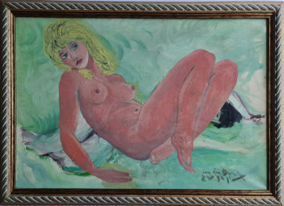 SHLOMO VANDENBERG - Technique: Oil on canvas Size: 50x73