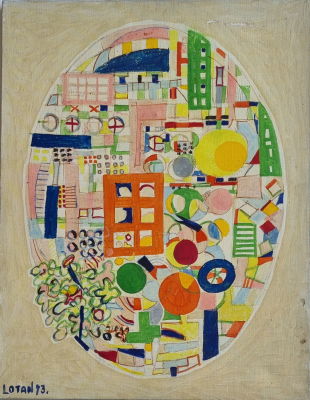 YONA LOTAN - Technique: Oil on canvas Size: 65x50 Date: 1973