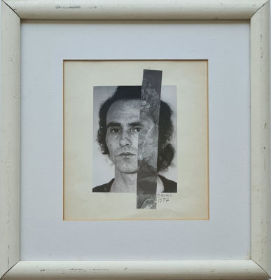 MICHAEL DRUKS - Technique: Collage on photography Size: 22x18 Date: 1974