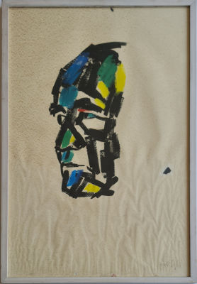 PINCHAS LITVINOVSKI - Technique: Gouache on paper Size: 91x56