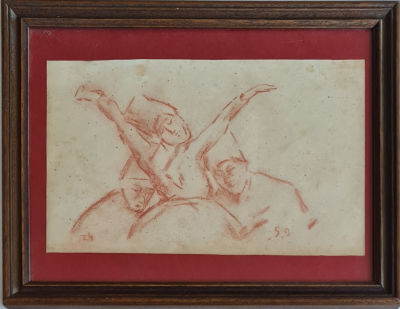 PINCHAS LITVINOVSKI - Technique: Pastel on paper Size: 18x27 Date: 1924