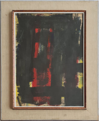 AVSHALOM OKASHI - Technique: Oil on thin cardboard/thick paper Size: 48x33