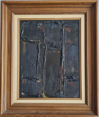 AVSHALOM OKASHI - Technique: Oil on canvas Size: 44x34 Date: 1954