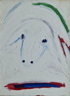 MENASHE KADISHMAN - Technique: Acrylic on canvas Size: 80x60