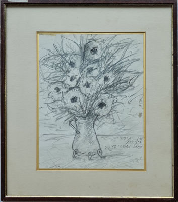 YOSL BERGNER - Technique: Drawing on paper Size: 33x24