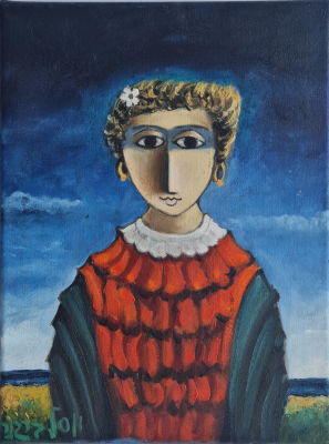 YOSL BERGNER - Technique: Oil on canvas Size: 40x30