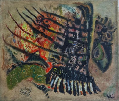 ISRAEL PALDI - Technique: Oil on canvas Size: 46X55