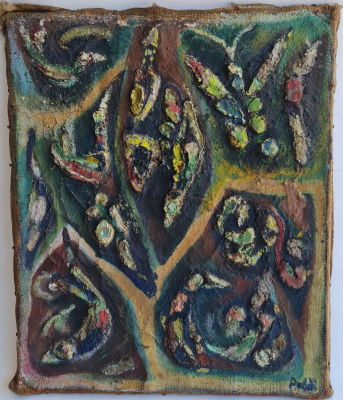 ISRAEL PALDI - Technique: Oil on canvas Size: 61X51