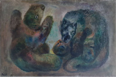 ISRAEL PALDI - Technique: Oil on canvas Size: 54X82