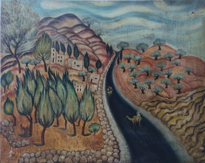 ATTRIBUTED TO ISRAEL PALDI - Technique: Oil on canvas Size: 66X82