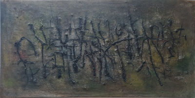 ISRAEL PALDI - Technique: Oil on canvas attached to wood Size: 76X161